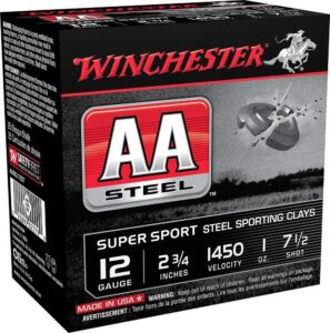 Winchester Ammunition AA SteelTgt 12 Gauge 2.75" 1oz LF #7.5
