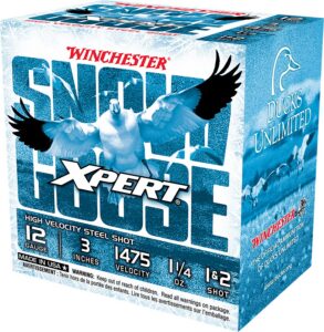 Winchester Ammunition Ammo WXS12312 Xpert Snow Goose High Velocity 12Gauge 3" 1 1/4oz 1/2Shot 25 per Box/10 Case