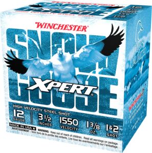 Winchester Ammunition Ammo WXS12L12 Xpert Snow Goose High Velocity 12Gauge 3.50" 1 3/8oz 1/2Shot 25 per Box/10 Case