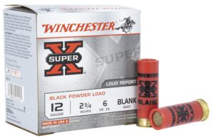 Winchester Ammunition Ammo XBP12W Super X Blank 12Gauge 2.75" 25 per Bx/10 Case