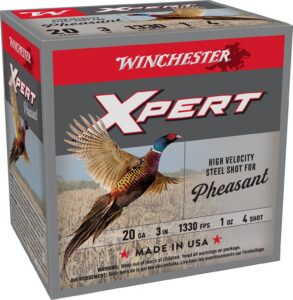 Winchester Ammunition Ammo WEXP2034 Xpert Pheasant Lead Free High Velocity 20Gauge 3" 1oz 4Shot 25 per Box/10 Case