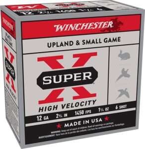 Winchester Ammunition Ammo X12HV6 Super X High Velocity 12Gauge 2.75" 1 1/4oz 6Shot 25 per Box/10 Case