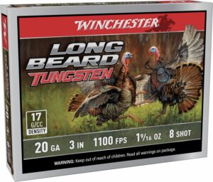 Winchester Ammunition LBT2038 20G 3" #8 Longbeard TS17 1-9/16 5/10
