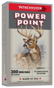 Winchester Ammunition Ammo X30WM2 Power-Point 300WinMag 180gr 20 per Box/10 Case