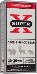 Winchester Ammunition Ammo X30301 Super X 30-30Win 150gr Jacketed Hollow Point 20 per Box/10 Case