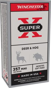 Winchester Ammunition Ammo X3575P Super X 357Mag 158gr Jacketed Soft Point 50 per Box/10 Case