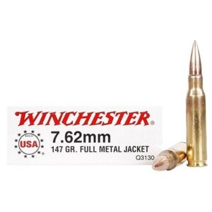 Winchester Ammunition Ammo 7.62 NATO 147GR FMJ 20/10