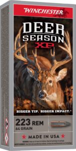Winchester Ammunition Ammo X223DS Deer Season XP 223Rem 64gr Extreme Point 20 per Box/10 Case