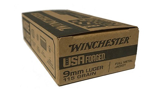 Winchester Ammunition Ammo WIN9SV USA Forged 9mmLuger 115gr Full Metal Jacket 50 per Box/10 Case - Image 2