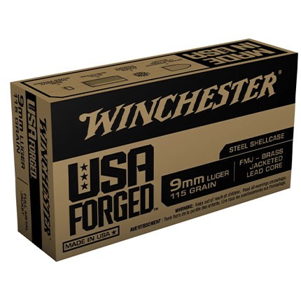 Winchester Ammunition Ammo WIN9SV USA Forged 9mmLuger 115gr Full Metal Jacket 50 per Box/10 Case - Image 4