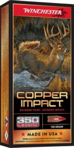 Winchester Ammunition Ammo X350CLF Copper Impact 350Legend 150gr Copper Extreme Point Lead Free 20 per Box/10 Case