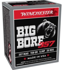 Winchester Ammunition Ammo X357MBB Big Bore 357Mag 158gr Semi Jacketed Hollow Point 20 per Box/10 Case