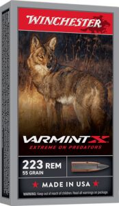 Winchester Ammunition Ammo X22250PXP Varmint X 22-250Rem 55gr Extreme Point 20 per Box/10 Case