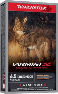 Winchester Ammunition Ammo X65PXP Varmint X 6.5Creedmoor 95gr 20 per Box/10 Case
