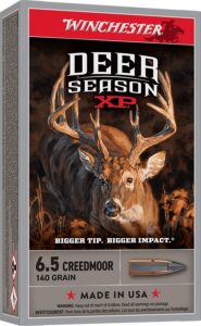 Winchester Ammunition Ammo X65DS2 Deer Season XP 6.5Creedmoor 140gr 20 per Box/10 Case