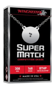 Winchester Ammunition Super Match® 308 Win BTHP Rifle Ammo Super Match 308 Win 168GR BTHP 20 Box
