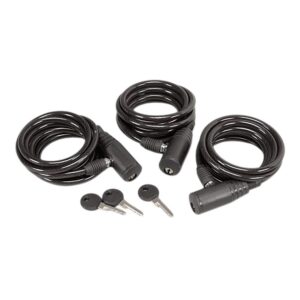 Hunters Specialties HS-00608 Cable Lock Black 3 Pack 6'