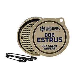 Hunters Specialties 01001 Scent Wafers Doe in Estrus Cover Scent 3 Pack
