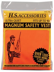 Hunters Specialties HS02002 Safety Vest Magnum Fits Up to 4XL Chest Orange