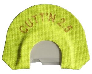 Hunters Specialties HS Strut 05904 Cuttn 2.5 Diaphragm Call Double Reed Attracts Turkeys Yellow