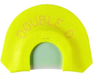 Hunters Specialties HS Strut 05905 Double D Double Reed Diaphragm Call Double Reed Turkey Hen Sounds Attracts Turkeys Yellow