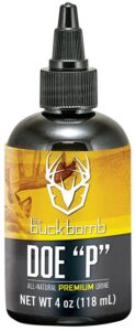 Hunters Specialties The Buck Bomb BB-200009 Buck Bomb Doe P Doe/Fawn Attractant 4 Oz Dropper Bottle
