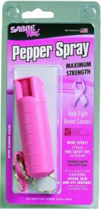 Sabre Red Pepper Spray with UV Dye Pink Case Ny Compliant Nbcf
