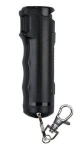 Sabre F15BUSG02NY Flip Top Pepper Gel OC Pepper 25 Bursts Range 10 Ft .53 Oz Black