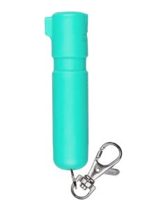 Sabre MDMT02 Mighty Discreet Pepper Spray Capsaicin UV Dye 12 Ft Mint Includes Key Ring/Snap Clip