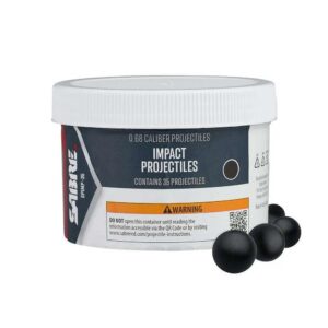 Sabre Impact 0.68 Caliber Projectile - 35 Count Jar