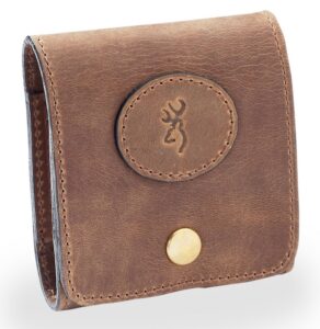 Browning 12199 Cartridge Case Crazy Horse Brown Leather 10-Round Rifle Belt Loop Mount