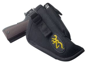 Browning 12903012 Ballistic OWB Black Nylon Belt Loop Fits Browning 1911 Right Hand