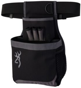 Browning 121062692 Flash Shell Pouch Gray Nylon 1 Box Shotgun Belt Mount Adjustable
