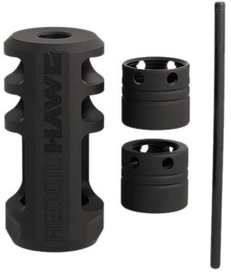Browning 001293093 Xeno Recoil Hawg Black Matte Stainless Steel M13x0.75 Threads 2.20" OAL