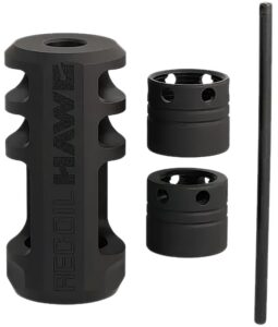 Browning 001293097 Xeno Recoil Hawg Black Matte Stainless Steel 5/8"x24 Threads 2.20" OAL