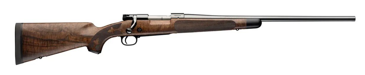Winchester Repeating Arms 535248229 Model 70 Super Grade 264 Win Mag 3+1 26" Blue Polished Target Crown Barrel, Blue Polished Steel Drilled & - Image 2