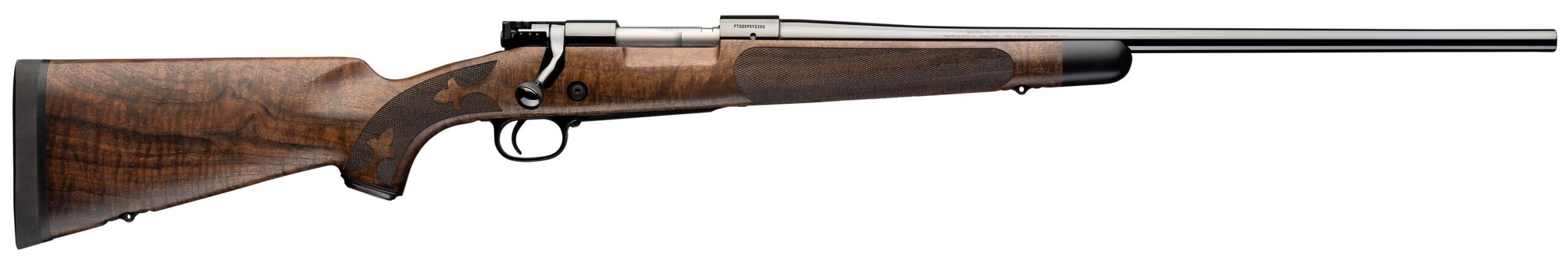 Winchester Repeating Arms 535248229 Model 70 Super Grade 264 Win Mag 3+1 26" Blue Polished Target Crown Barrel, Blue Polished Steel Drilled & - Image 3