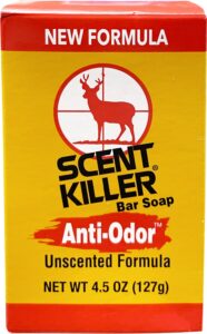 Wildlife Research 541 Scent Killer Bar Soap Odor Eliminator Unscented Scent 4.5 Oz