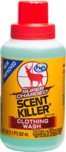 Wildlife Research 546 Scent Killer Super Charged Clothing Wash Odor Eliminator Odorless Scent 18 Oz Bottle
