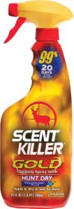 Wildlife Research 1255 Scent Killer Gold Odor Eliminator Odorless Scent 24 Oz Trigger Spray