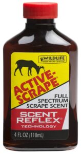 Wildlife Research 2404 Active-Scrape Deer Attractant Doe in Estrus/Buck Urine Scent 4 Oz Bottle