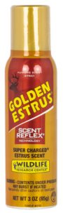 Wildlife Research 4043 Golden Estrus Scent Reflex Deer Attractant Doe in Estrus Scent 3 Oz Aerosol