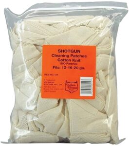Southern Bloomer 124 Cleaning Patches 12/16/20 Gauge Shotgun Cotton 500/Pkg