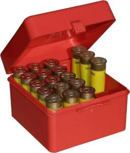 MTM Shotshell Box 25-Round Original Flip-Top 20 Gauge Up to 3" Red