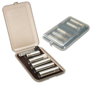 MTM Case-Gard CT641 Choke Tube Case Holds 6-Round Chokes Polypropylene Clear Smoke