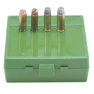 Mtm Ammo Box 64-Round Flip-Top 50 Ae 480 Ruger Green