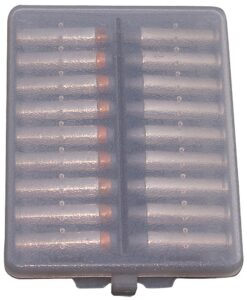 MTM Case-Gard W183841 Ammo-Wallet Handgun Multi-Caliber 18-Round Clear Smoke Polymer