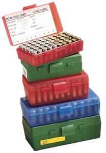 MTM Case-Gard P503210 Case-Gard P-50 Multi-Caliber Handgun Green Polypropylene 50-Round