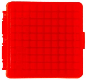 MTM Case-Gard P10022M29 Case-Gard P-100 22 WMR/17 HMR Red Polypropylene 100-Round