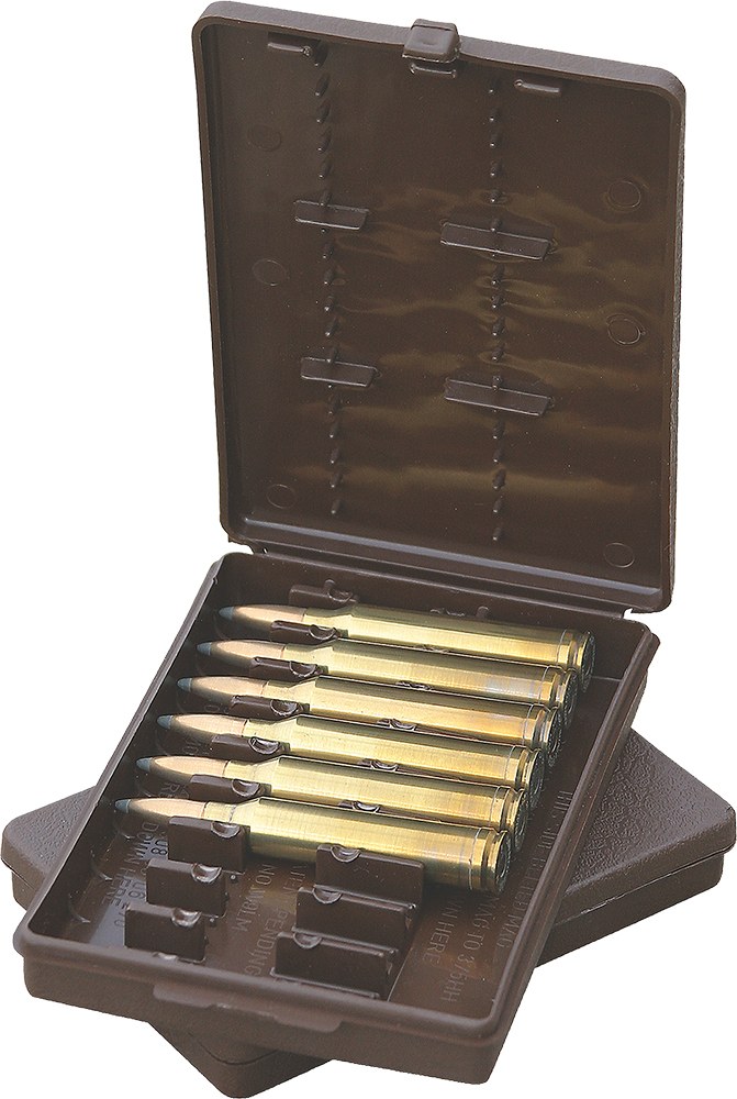 MTM W9LM70 Rifle Ammo Wallet 220 Swift/243,270,308,348 Win 9 Rounds Brown Polyethylene